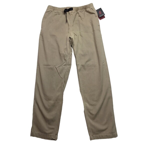 NWT GRAMICCI Vintage G Jogger Pant Men L (32x32) Khaki Tan Drawstring Hike Climb - Picture 1 of 16